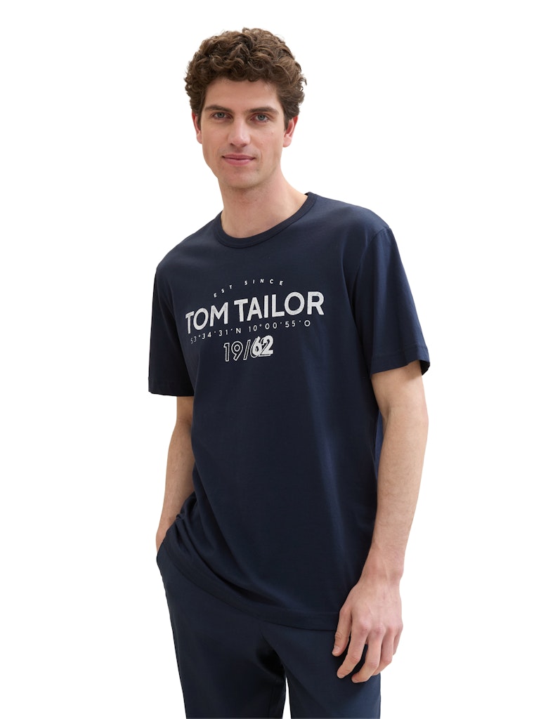 Tom Tailor pánské triko 1041871 10302 Bílá XL